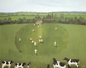 De Cricketwedstrijd